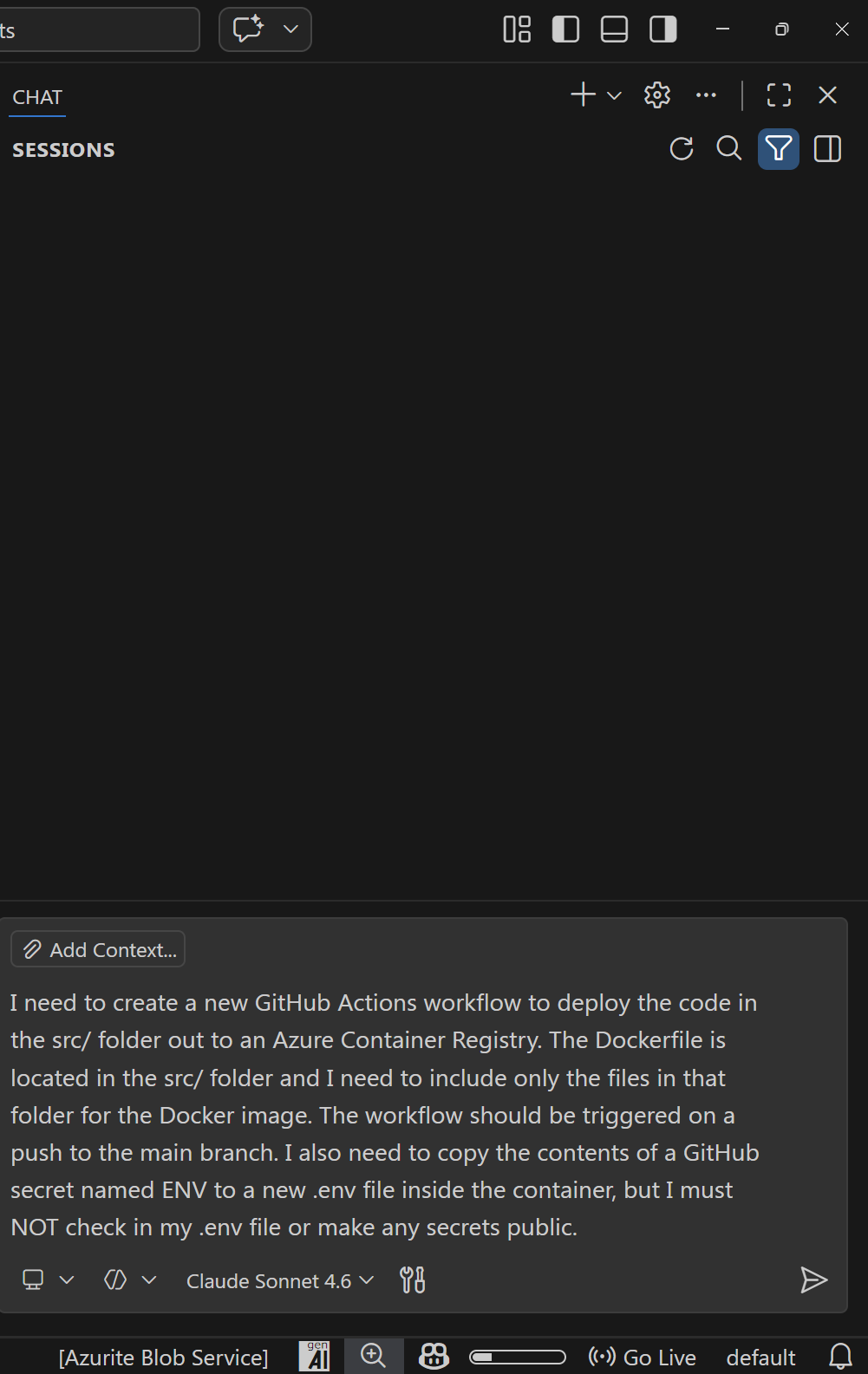 Ask Github Copilot