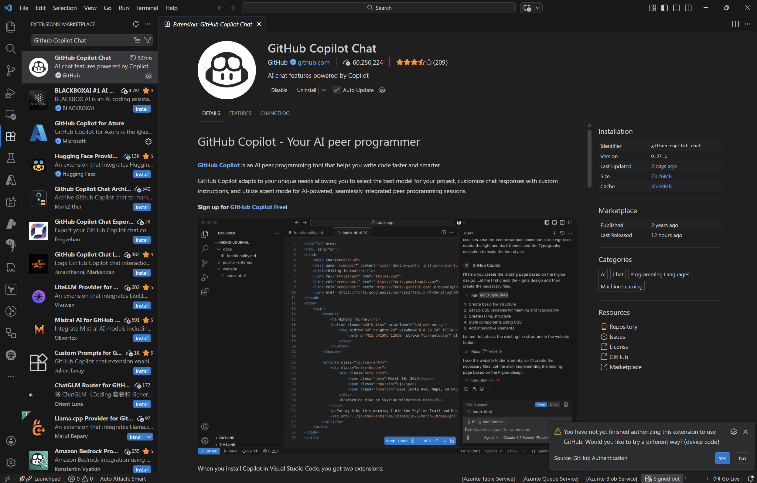 GitHub Copilot SSO cancle