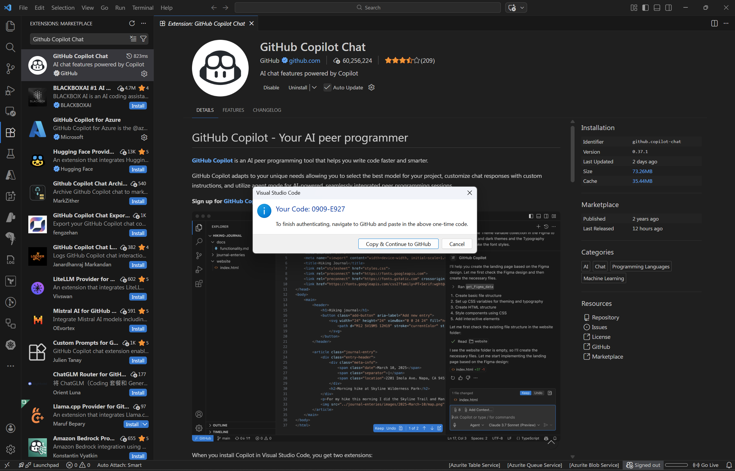 GitHub Copilot SSO cancle
