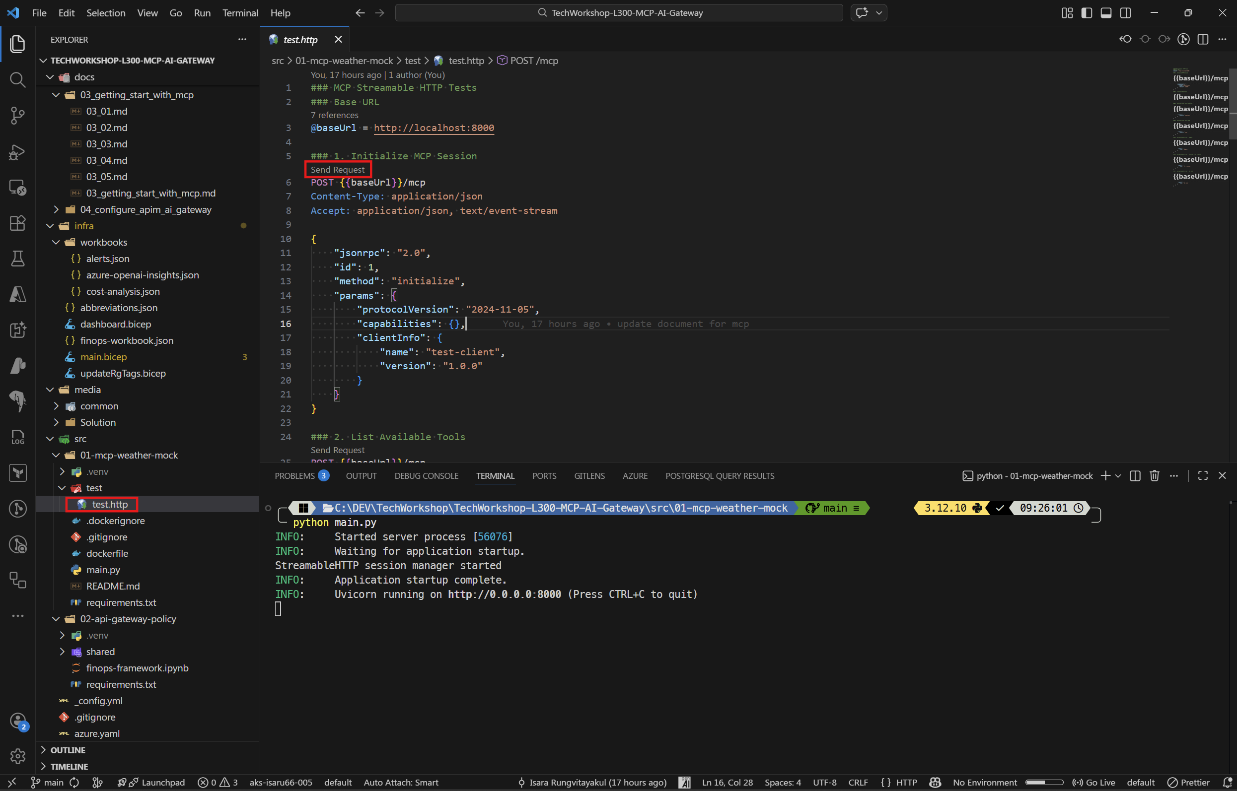 MCP Rest Extension Test