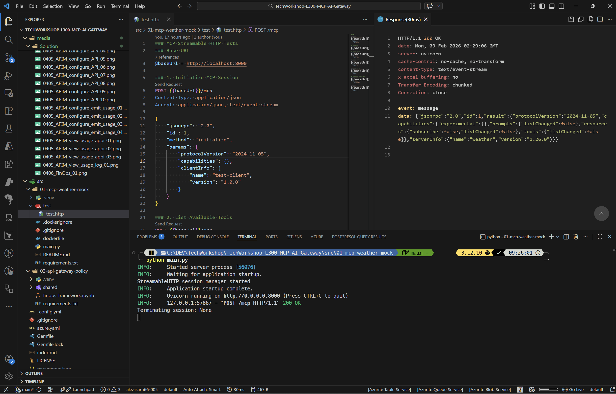 MCP Rest Extension Test