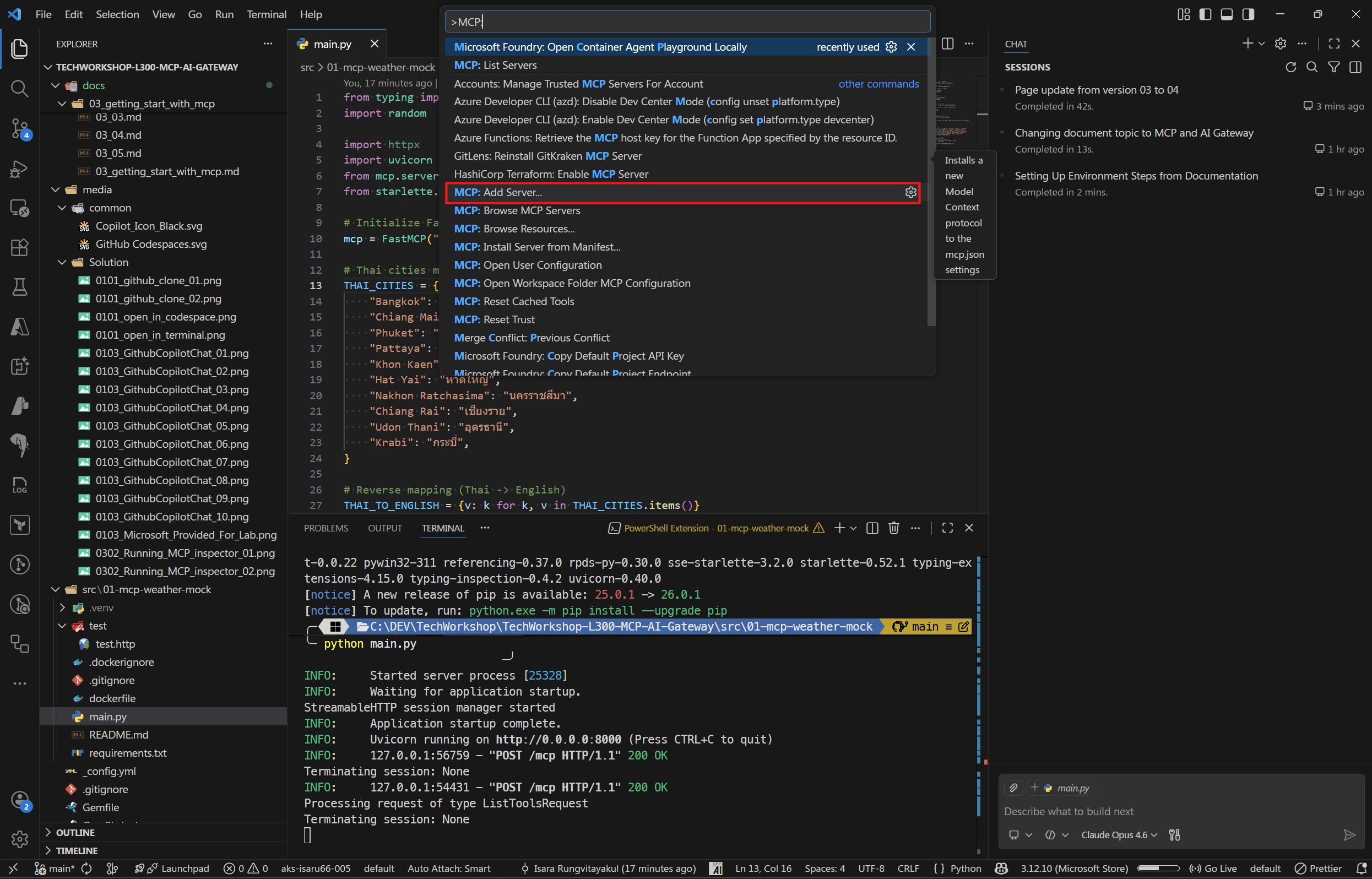 GitHub Copilot Add MCP Server