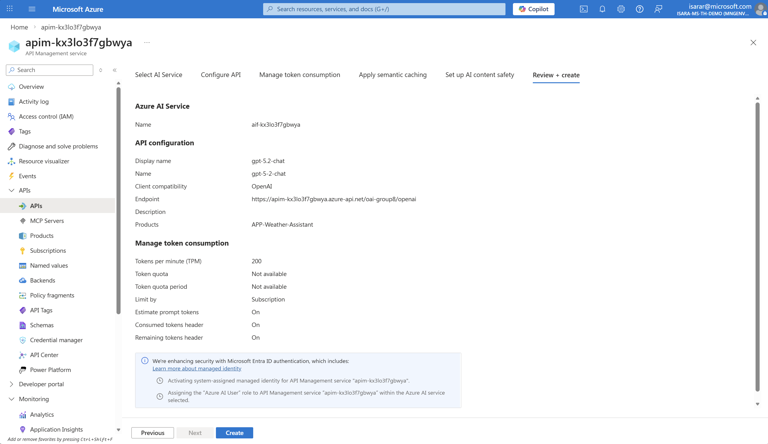 Navigate to Test tab