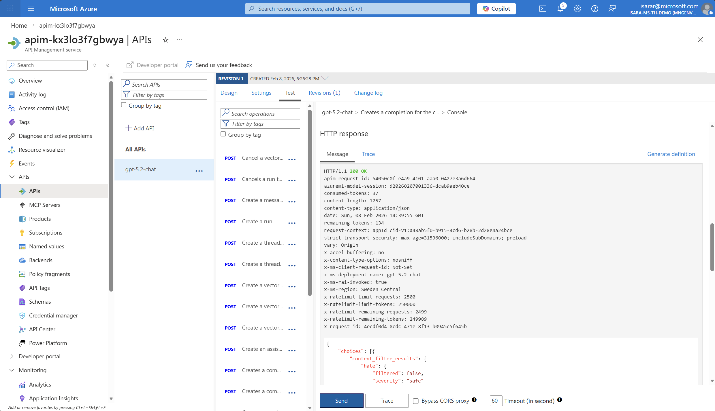Configure API import settings