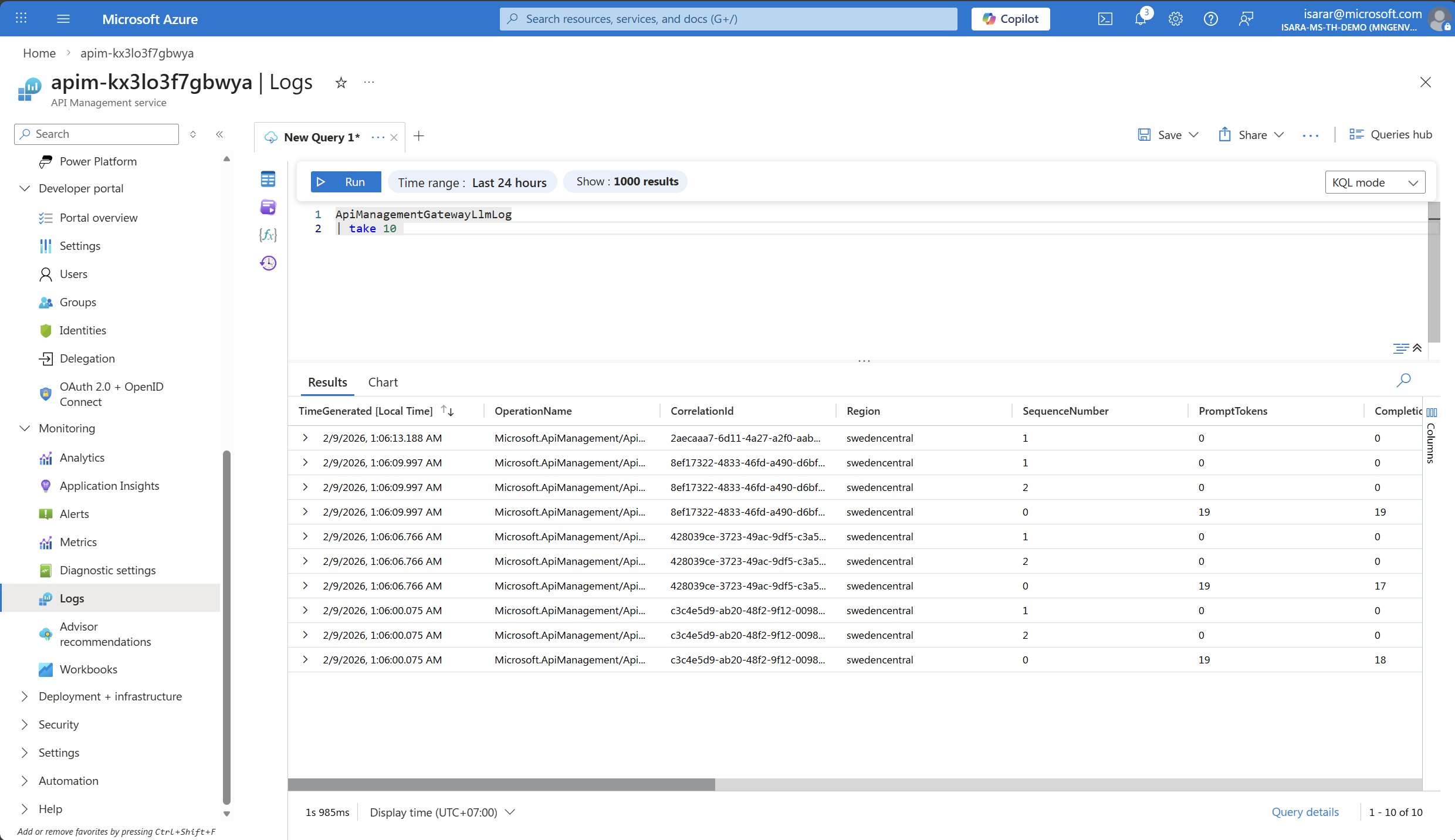 Configure API import settings